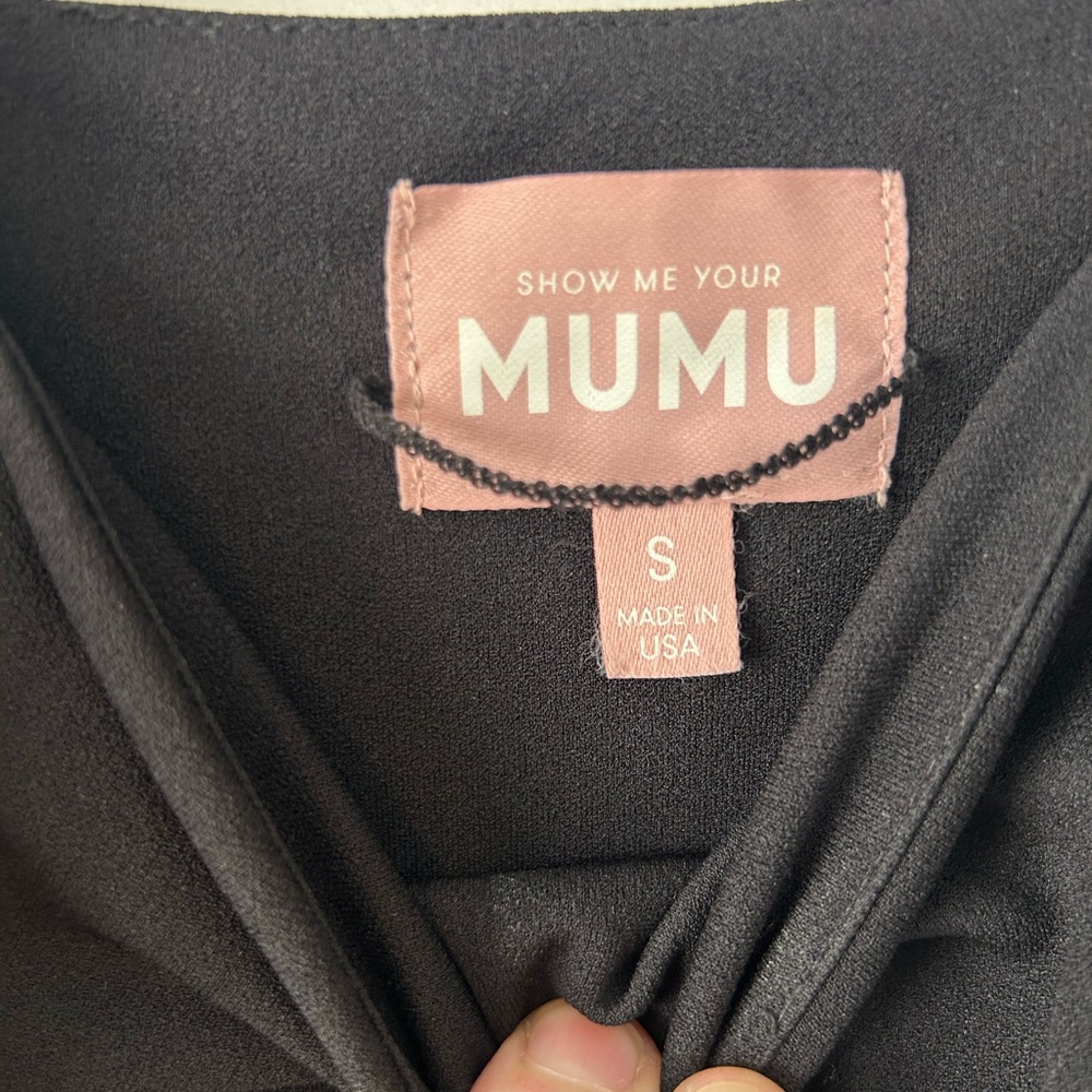 Show Me Your Mumu Paris Gown, Wedding/Formal Black Size Small - Picture 5 of 5
